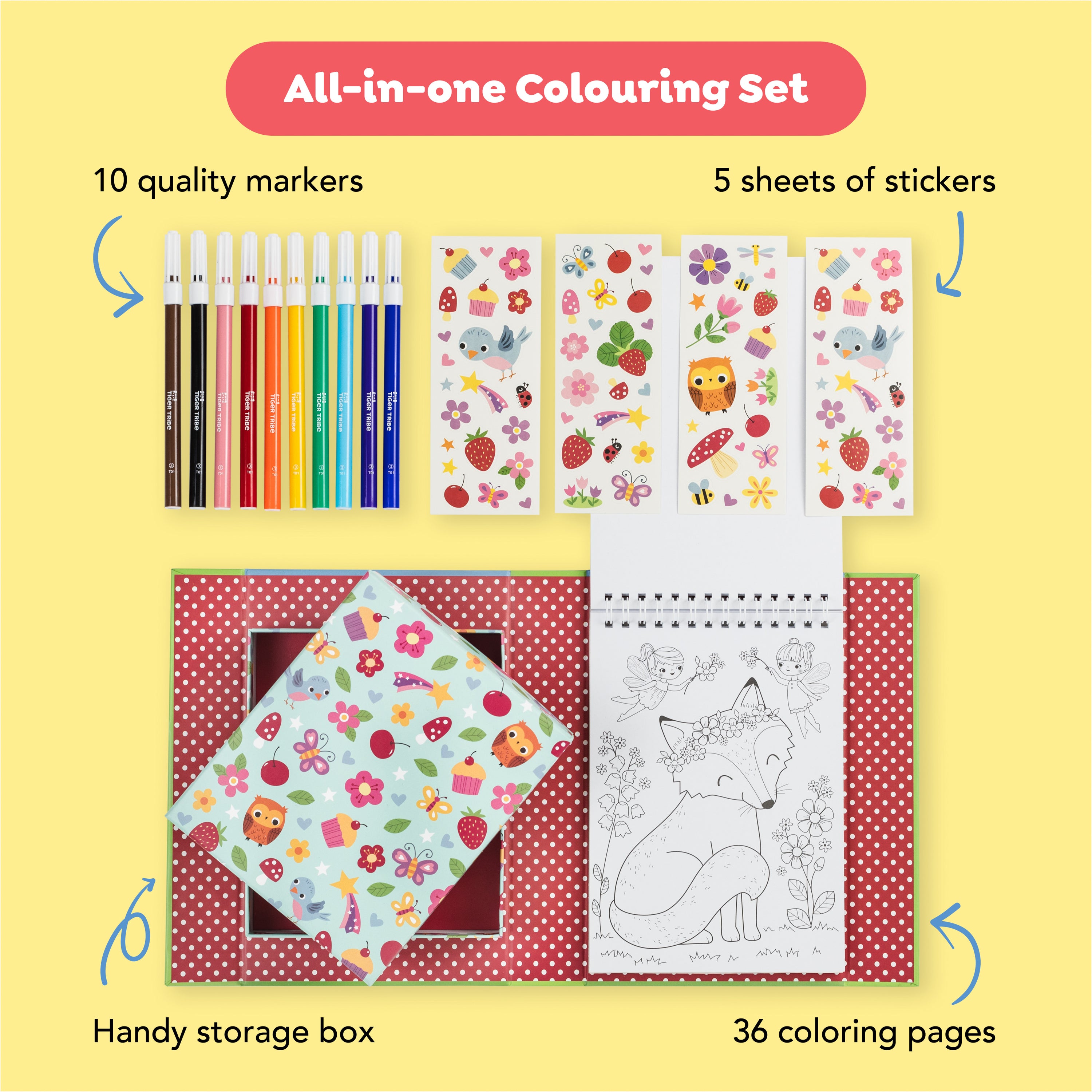 Colouring Set - Forest Fairies (3 Years +)
