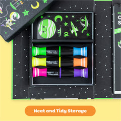 Neon Colouring Set - Outer Space (5 Years +)
