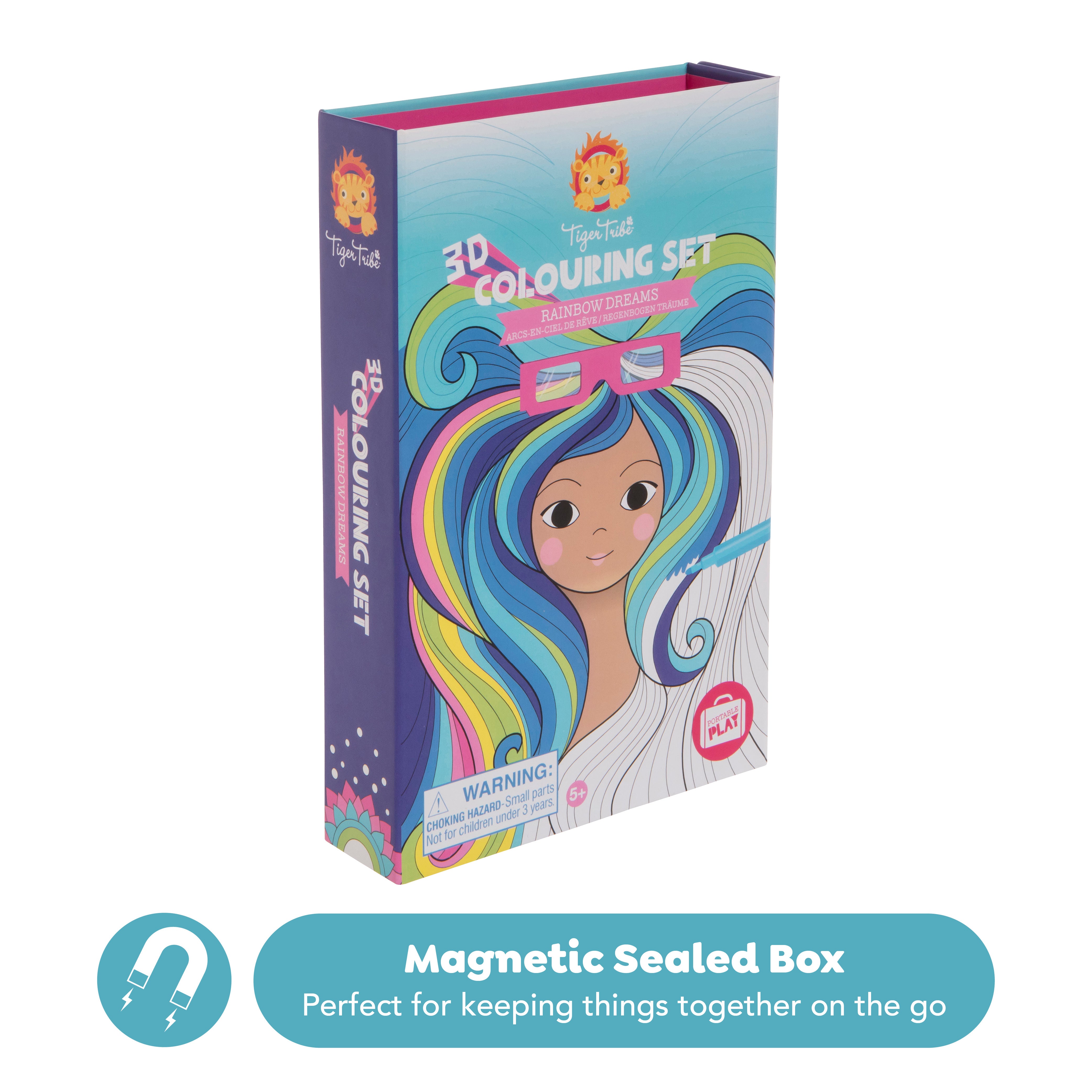 3D Colouring Set - Rainbow Dreams (5 Years +)