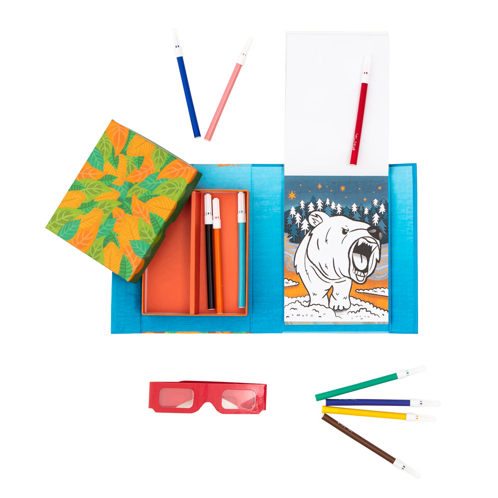 3D Colouring Set - Fierce Creatures (5 Years +)