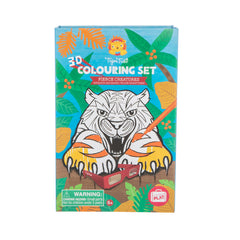 3D Colouring Set - Fierce Creatures (5 Years +)