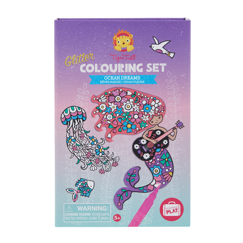 Glitter Colouring Set - Ocean Dreams (5 Years +)
