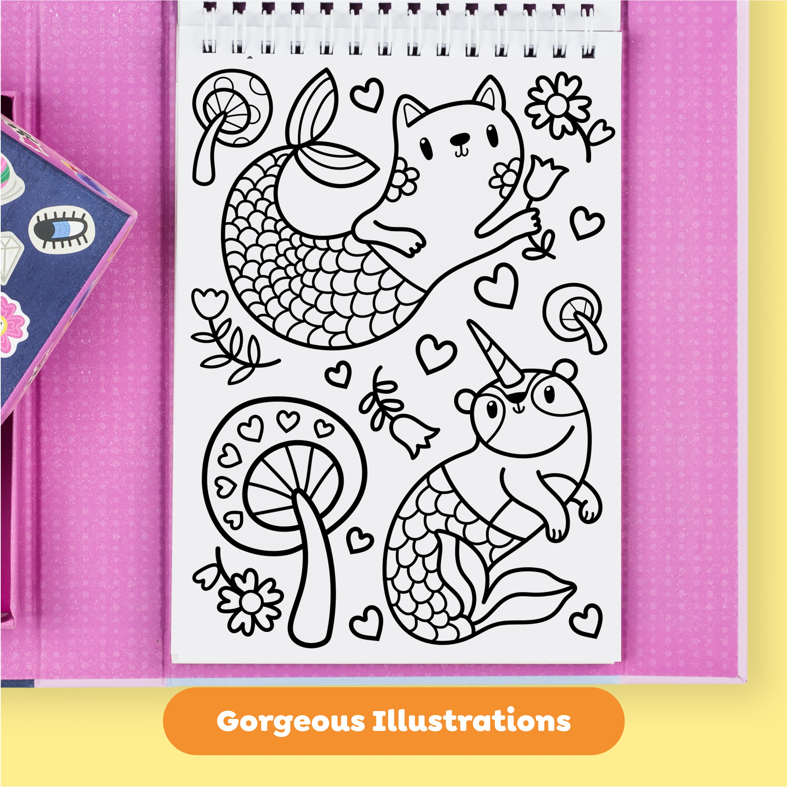 Colouring Set - Magical Creatures (3 Years +)