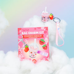 Bag Charm Kit - Strawberry Bubble Tea (6 Years +)