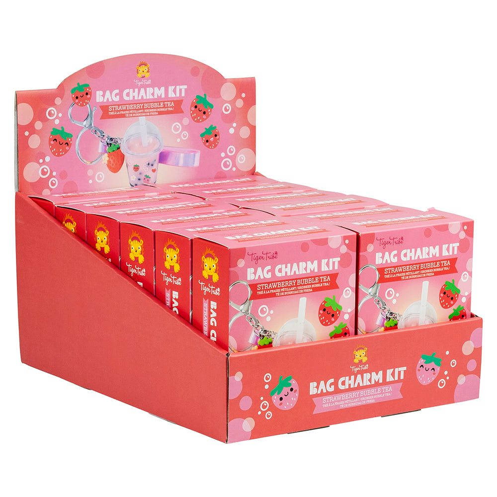 Bag Charm Kit - Strawberry Bubble Tea (6 Years +)