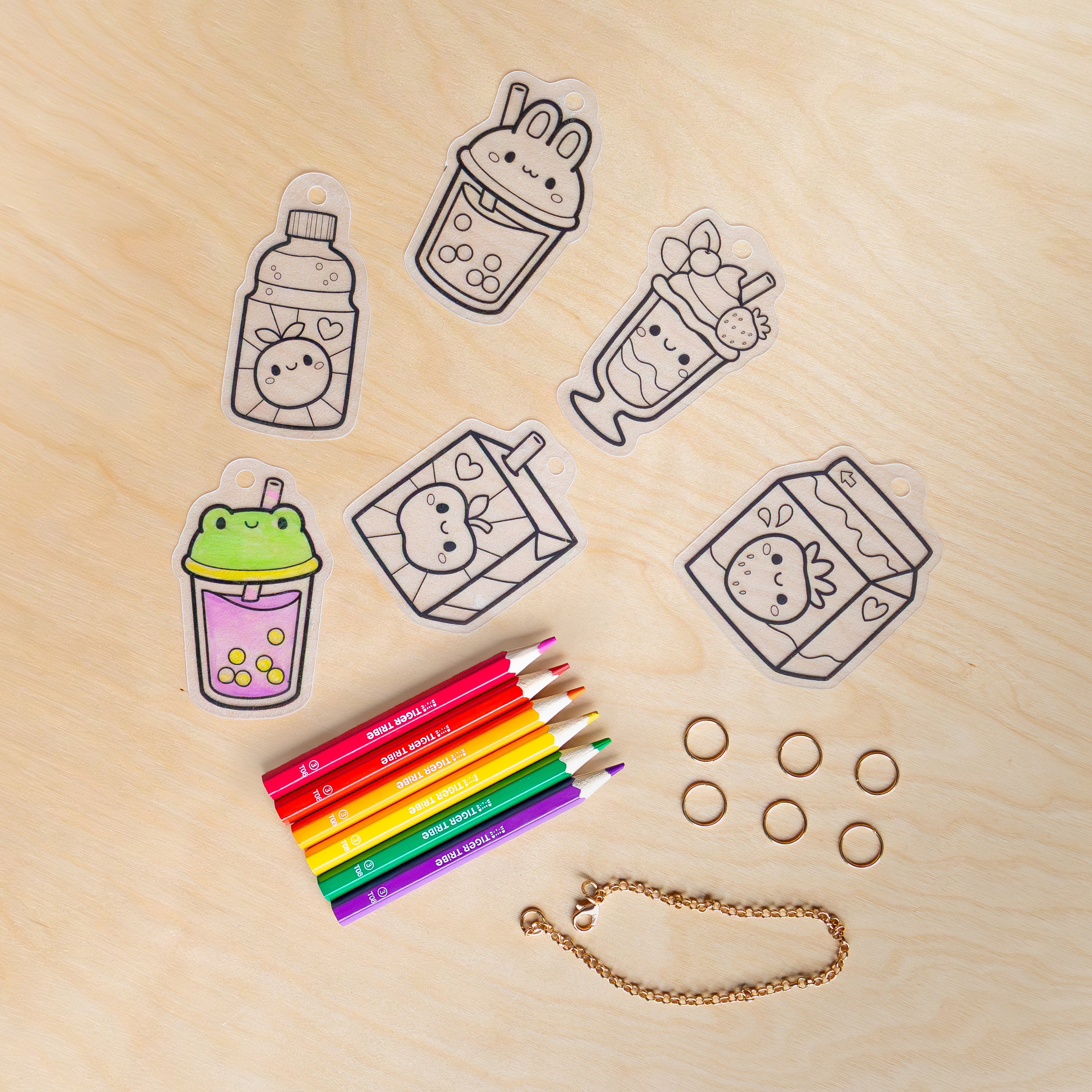 Shrinkorama - Charm Bracelet - Kawaii Drinks (4 Years +)