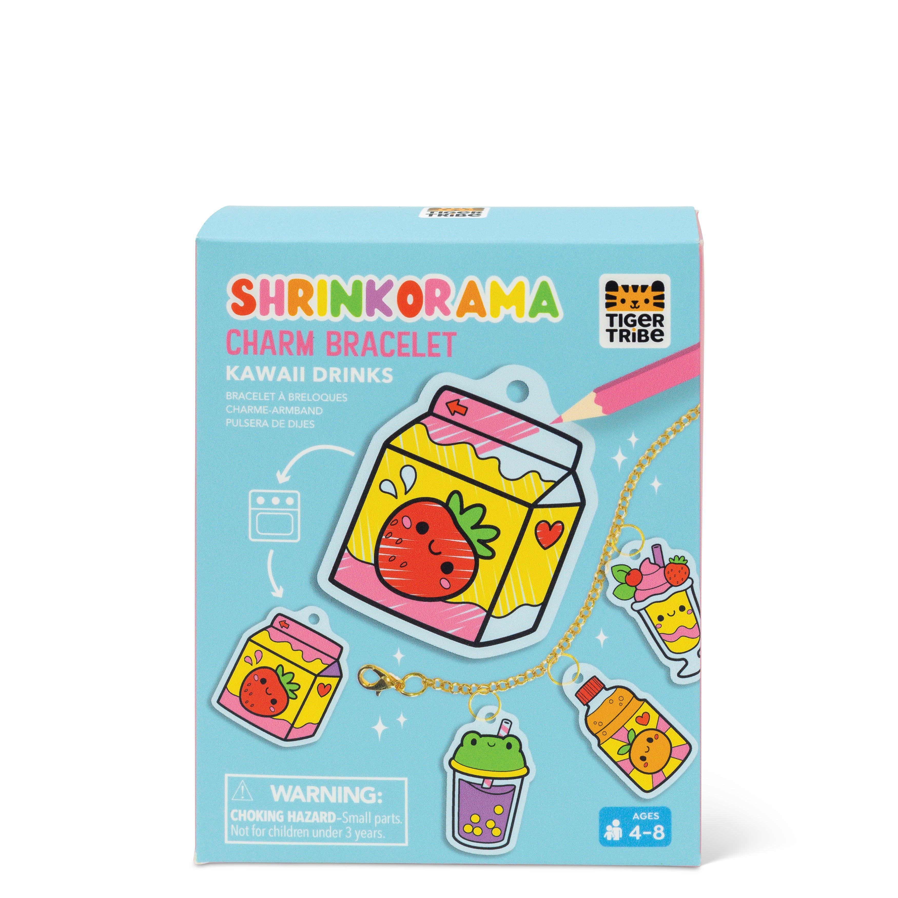 Shrinkorama - Charm Bracelet - Kawaii Drinks (4 Years +)
