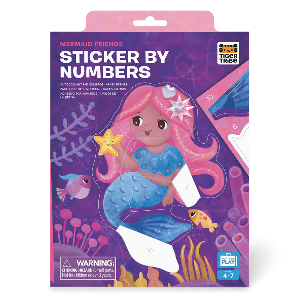 Sticker By Numbers - Mermaid Friends (4 Years +)
