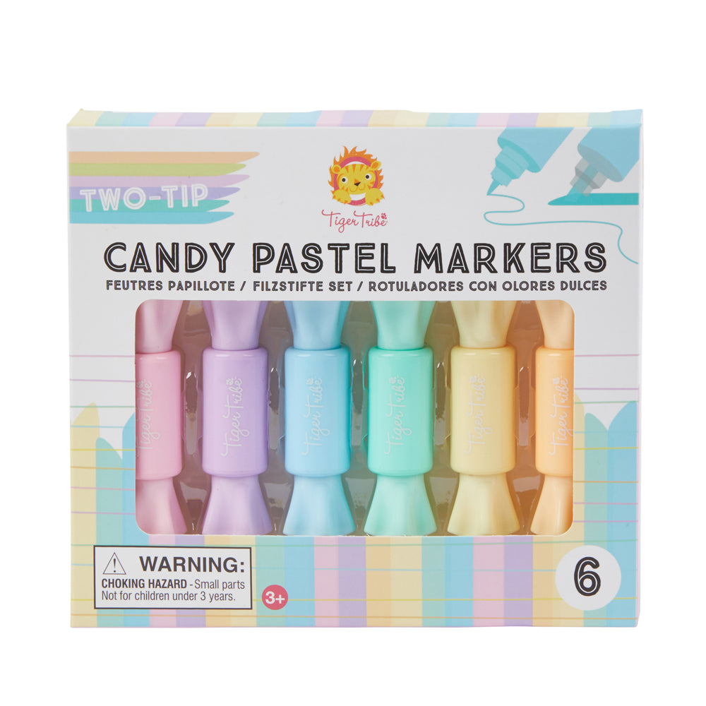 Two-Tip Candy Pastel Markers (3 Years +)