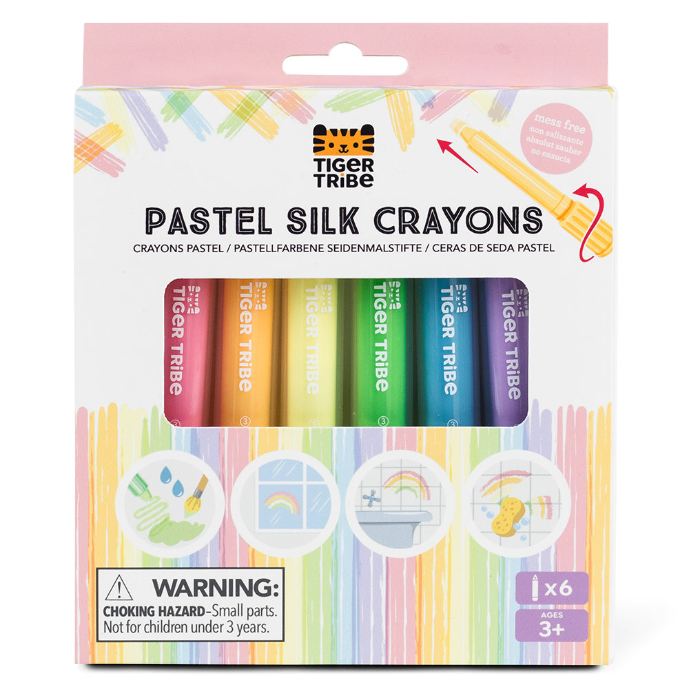 Pastel Silk Crayons (3 Years +)