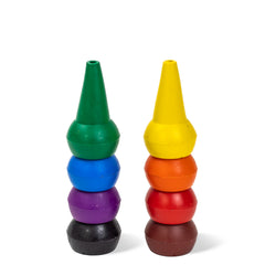 Stackable Crayons - Retro Rainbow (2 Years +)