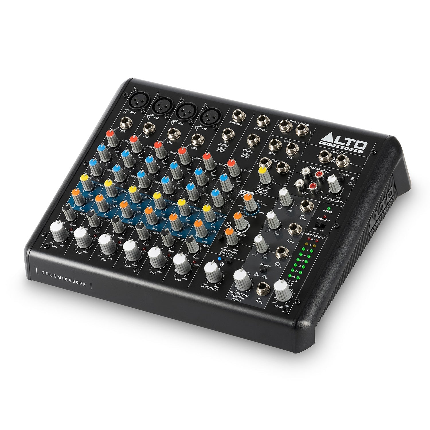 Alto TrueMix 800 FX 8-channel analogue mixer with USB and Bluetooth