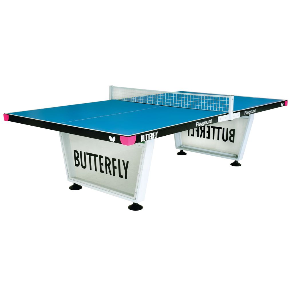 BUTTERFLY PLAYGROUND OUTDOOR TABLE TENNIS TABLE BLUE