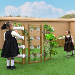 Three-sided planting rack
