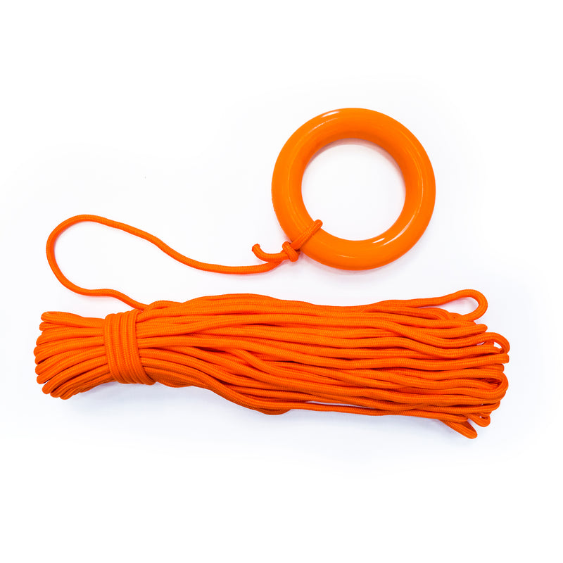 DS Swimming Throw Rope - (30m) Orange