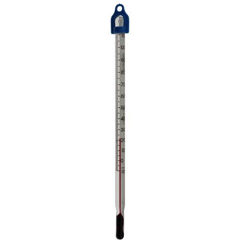 Thermometer,155mm, Total Immersion, Red Spirit, -10/110°C (Each)