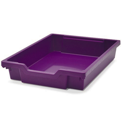 Gratnells Standard Shallow F1 Tray - Plum Purple