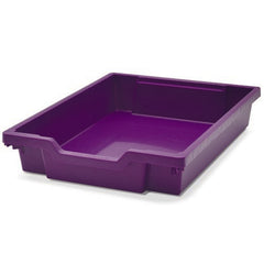 Gratnells Standard Shallow F1 Tray - Plum Purple