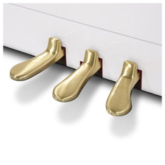 Yamaha U1 upright piano – Polished White