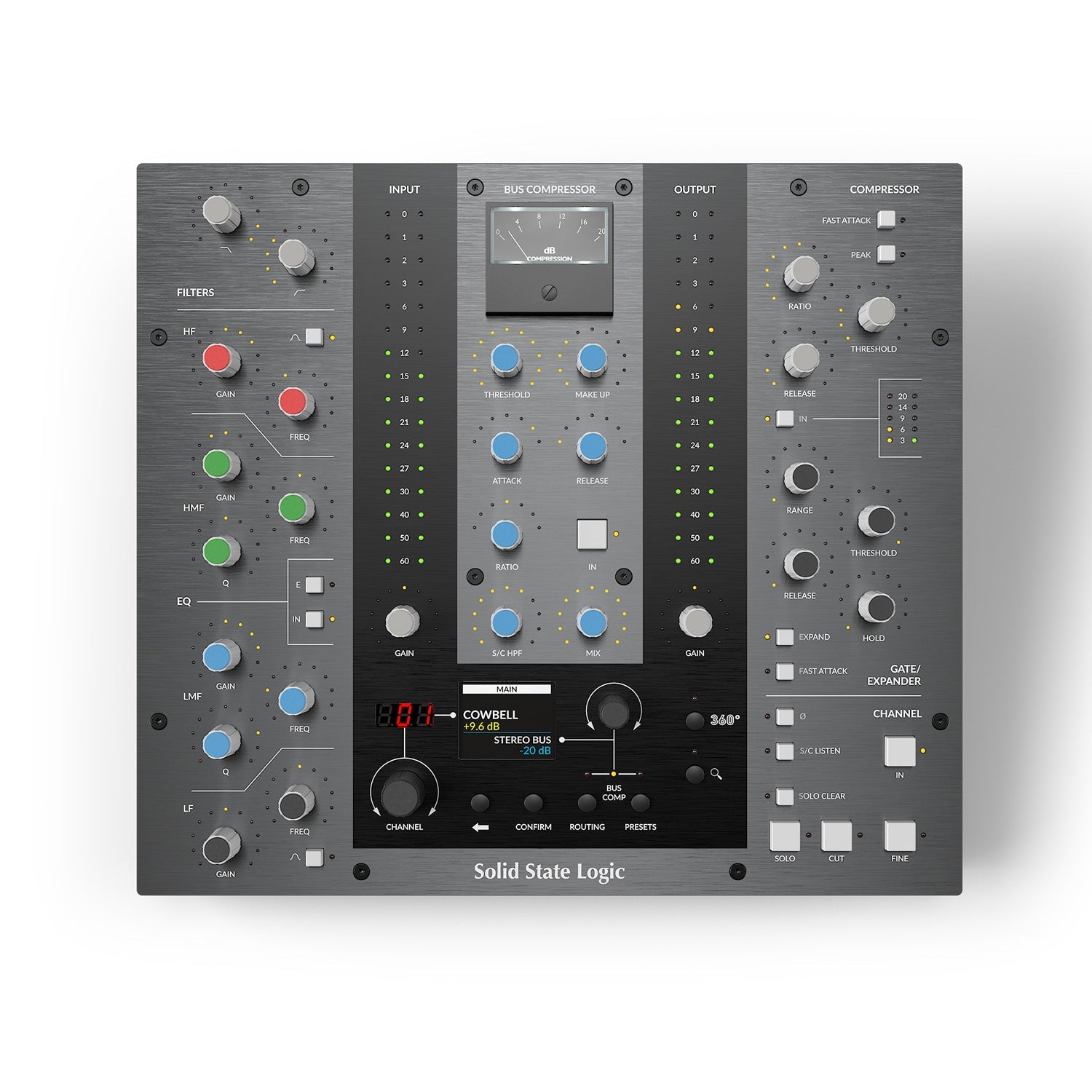 SSL UC1 hardware plug-in controller