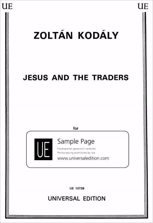 Kodaly Jesus and the Traders.