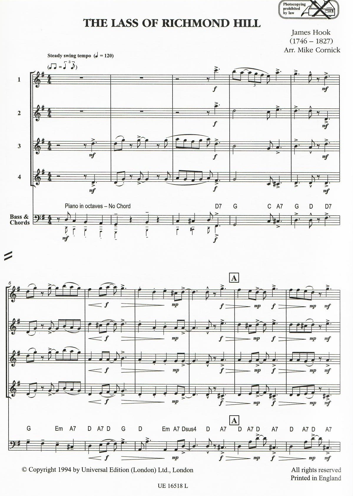 The Lass of Richmond Hill & Frere Jacques