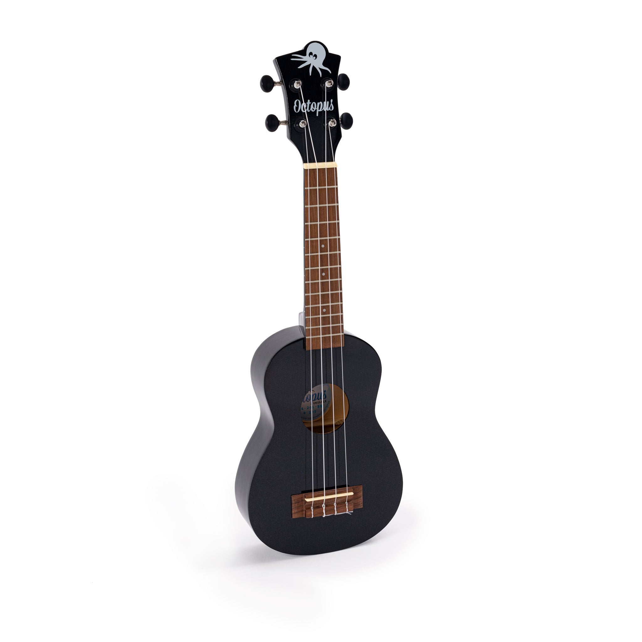 Octopus Academy soprano ukulele - Metallic black