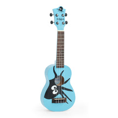 Octopus Academy graphic soprano ukulele - Blue with Octopus