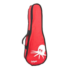 Octopus soprano ukulele bag - Red