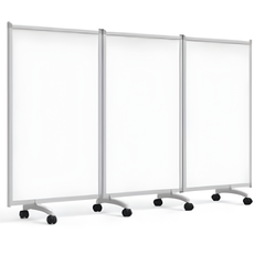 White Board 3 Part Dual Side Movable 180x100x3 cm