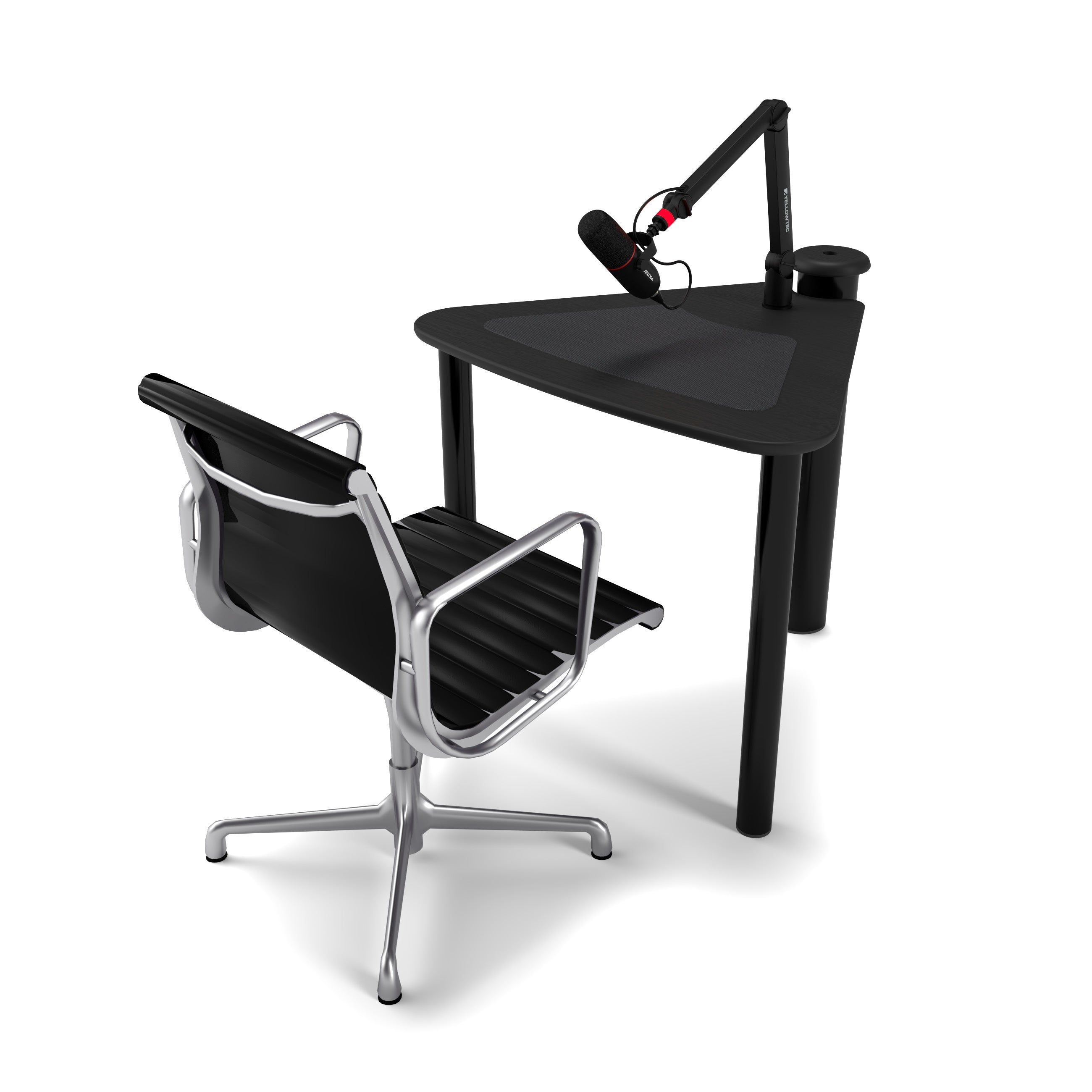 AKA Design ProVoice podcasting studio desk – Black