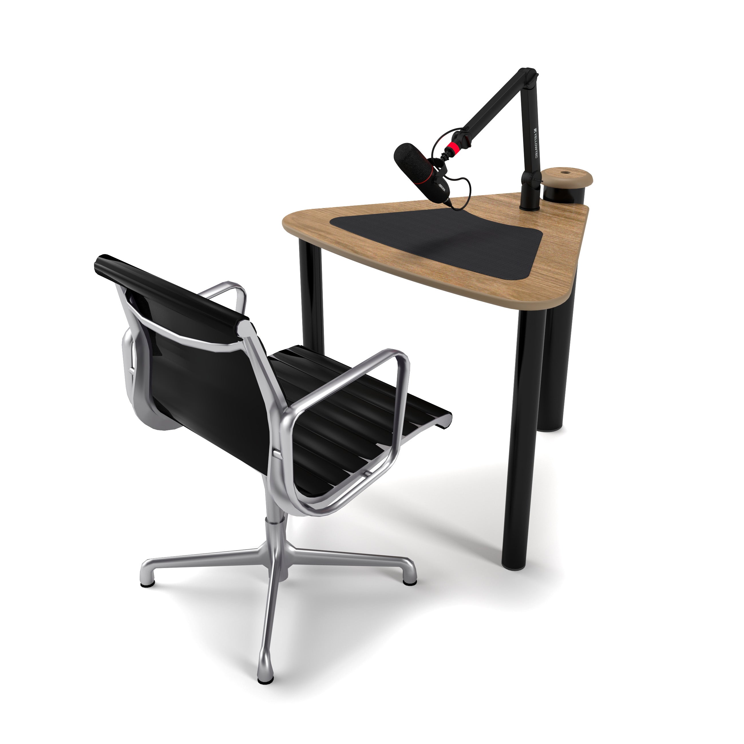 AKA Design ProVoice podcasting studio desk – Oak