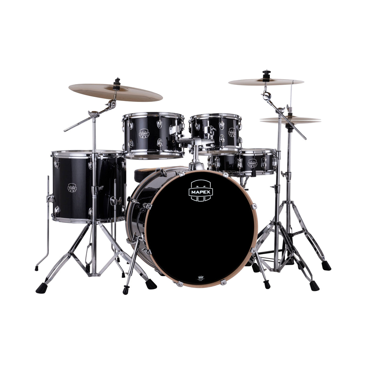 Mapex Venus 22" rock 5-piece drum kit – Black Galaxy Sparkle