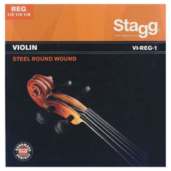 Set of budget strings for 1/8-1/2 size violins