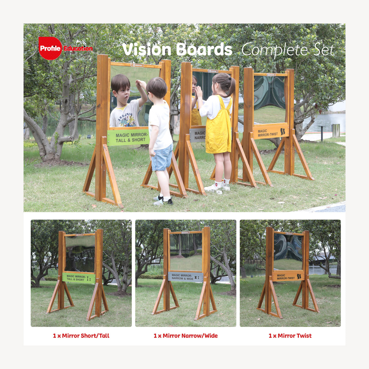 Profile, Vision Boards Complete Set OF 3