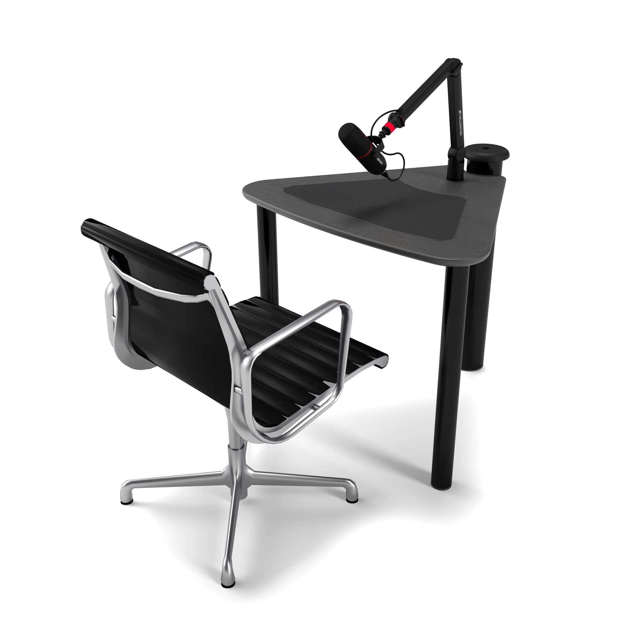 AKA Design ProVoice podcasting studio desk – Graphite