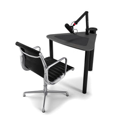 AKA Design ProVoice podcasting studio desk – Graphite