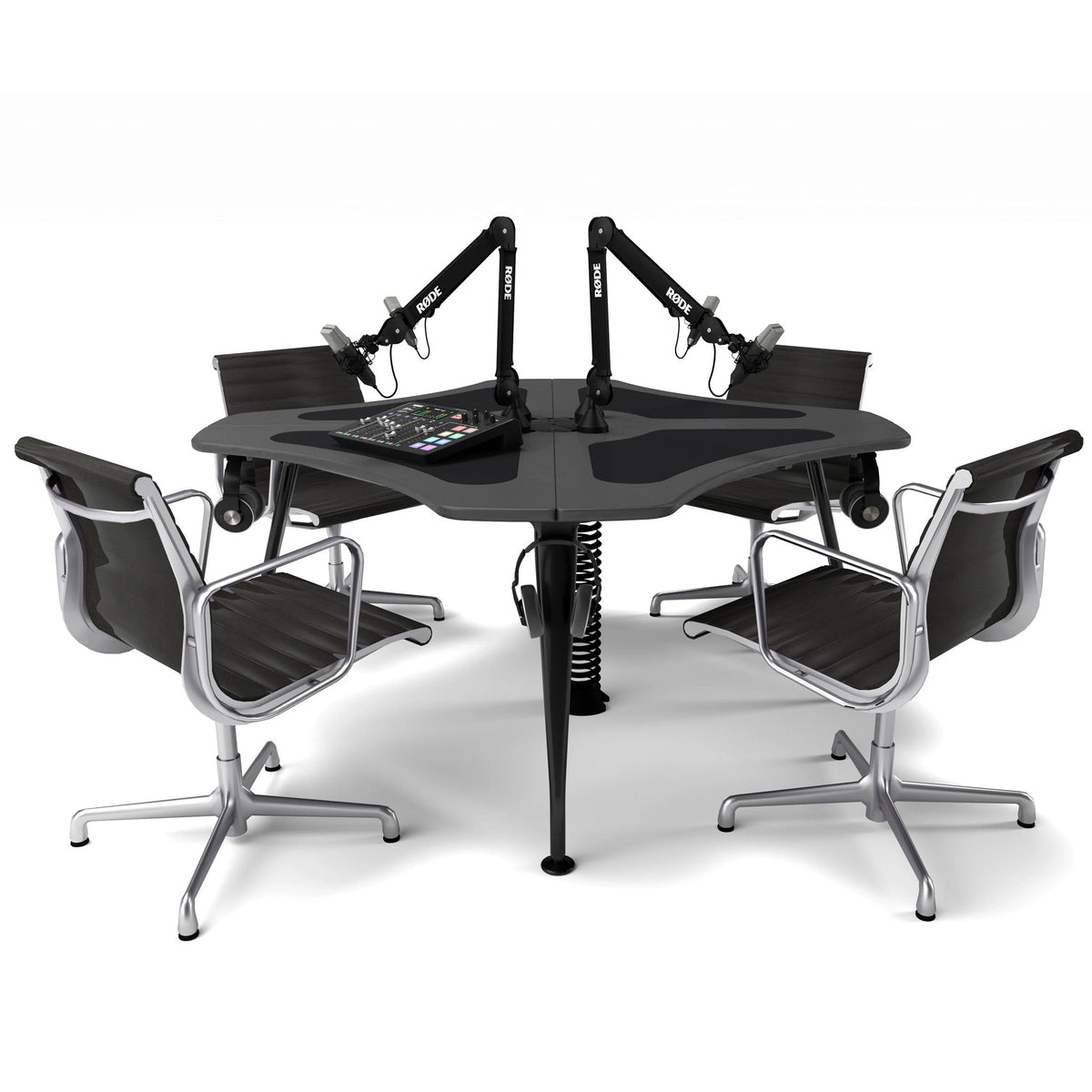 AKA Design ProVoice V4 podcasting studio desk – Graphite