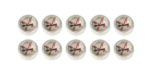Plotting Compass, Double Glass Face (Pack of 10 )