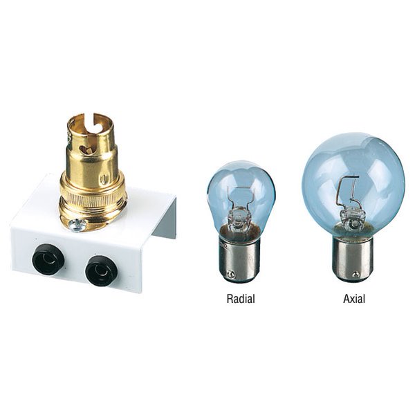 Bulb Holder SBC 12V 4mm Socket & Bulb (Each)