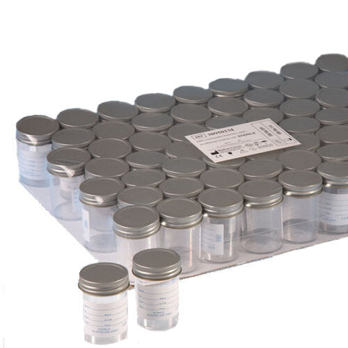 Container 150ml PS metal cap no label (Pack of 120)