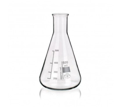 Simax Glass Erlenmeyer Flask with Narrow Neck - 100mL x 10pcs