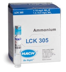 Hach LCK305 Ammonium Cuvette Test 1.0-12.0mg/L - 25 tests