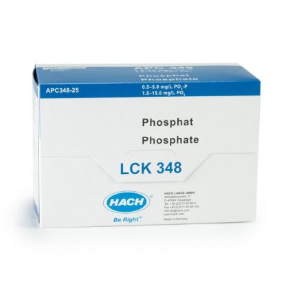 Hach LCK348 Ortho/Total Phosphate Cuvette Test 0.5-5.0mg/L - 25 tests