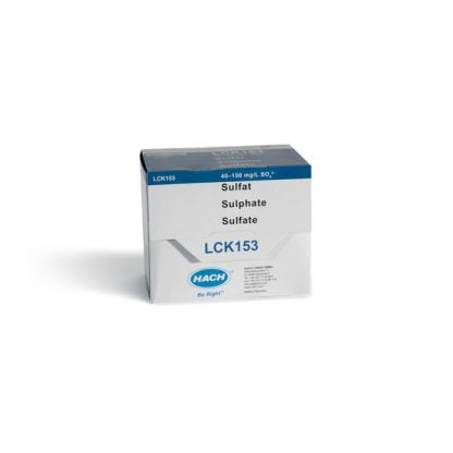 Hach LCK153 Sulphate Cuvette Test 40-150mg/L - 25 tests