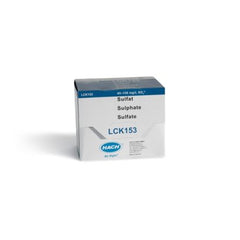 Hach LCK153 Sulphate Cuvette Test 40-150mg/L - 25 tests
