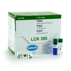 Hach LCK385 TOC Cuvette Test 3-30mg/L (Purging Method) - 25 tests