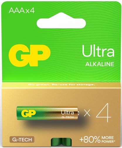 Batteries, Alkaline, AAA Size, 1.5V (Pack 4)