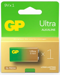 Batteries, Alkaline, PP3 Size, 9V (Pack 1)