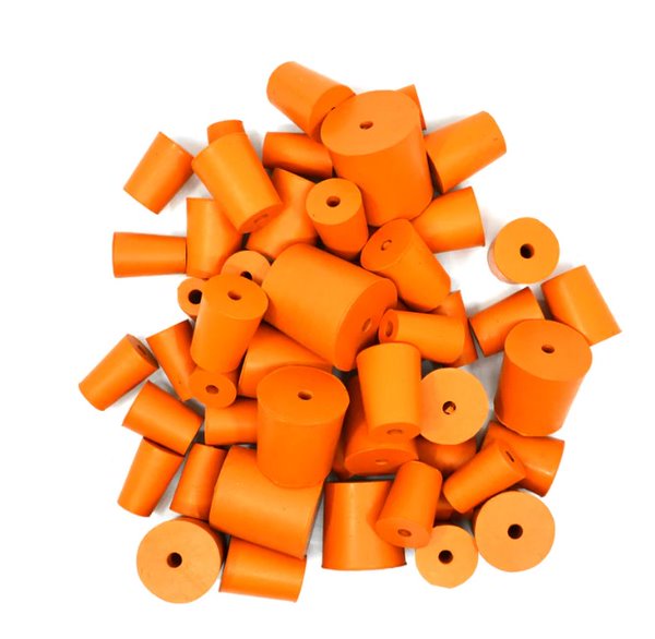 Rubber Stopper 1 Hole (Mixed Bag of 50)